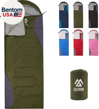 Sleeping Bag for Adults Teens Kids Cold Warm Weather, Portable Waterproof  Ligh