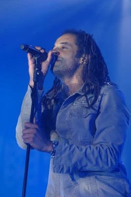 French singer Yannick Noah performing live 2007 Music Old Photo 11
