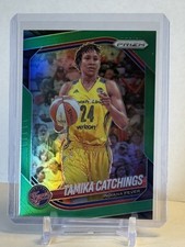TAMIKA CATCHINGS 2025 Panini Prizm WNBA GREEN #60 Indiana Fever