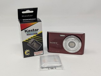 Sony Cyber-Shot DSC-W510 Digital Camera, 12.1MP,  Red