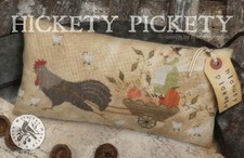 Hickety Pickety Garten Kreuzstich Muster Sampler Halloween K&uuml;rbis Kissen