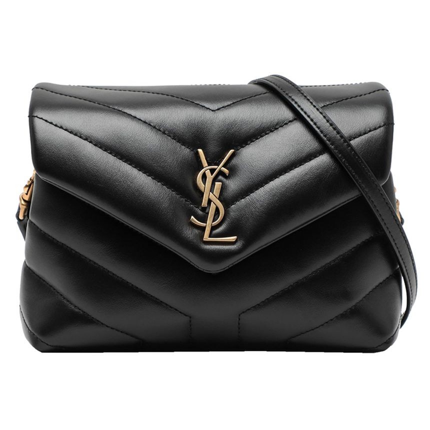 Saint Laurent Monogram Loulou Mini Borsa Giocattolo Nero 125048263