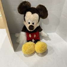 DISNEY PARKS Authentic Original PLUSH MICKEY MOUSE WITH EXTRA FLUFFY FUR 18