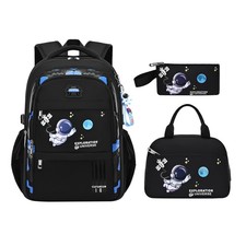 MITOWERMI 3pcs Boys Backpack with Lunch Box School Bags for Boys Lightweight ...