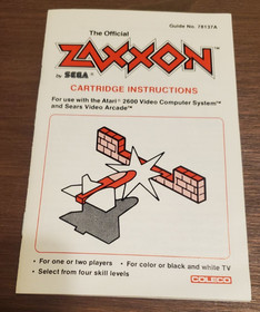 Atari 2600 VCS Zaxxon By Coleco Complete In Box CIB Zaxon