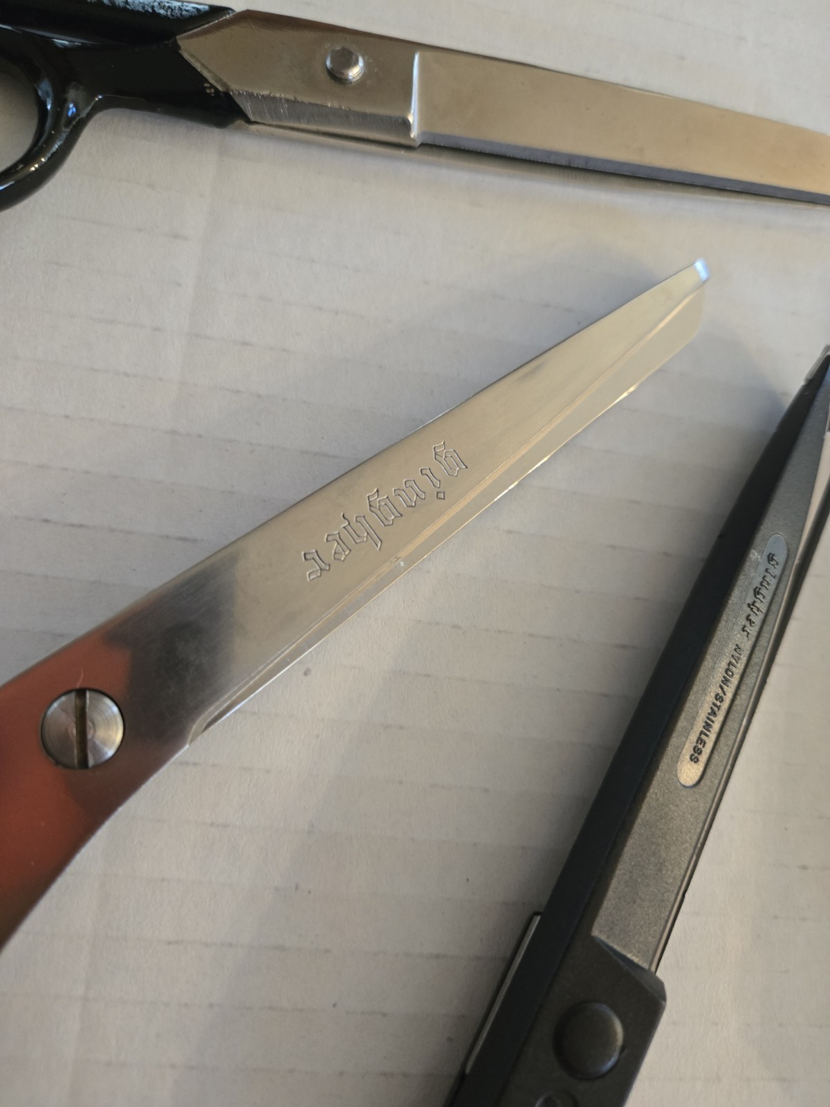 Lot Of 6 Sewing Scissors Lot Wiss Betakut Singer Mundial Gingher