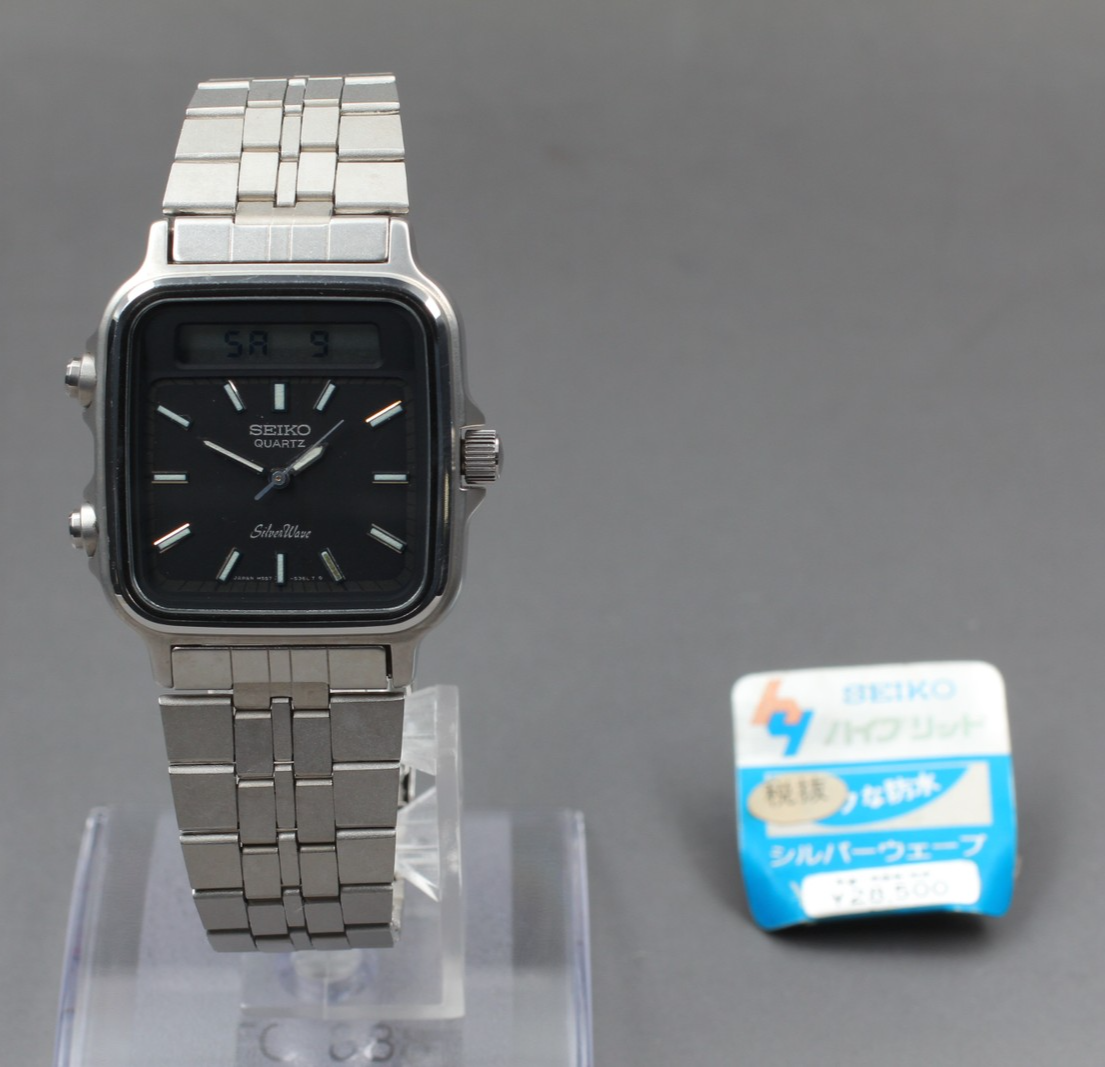 時計 SEIKO Silverwave H557-5270 Vintage 1982 [NOS] Seiko Silver Wave H557-5270 Ana Digi