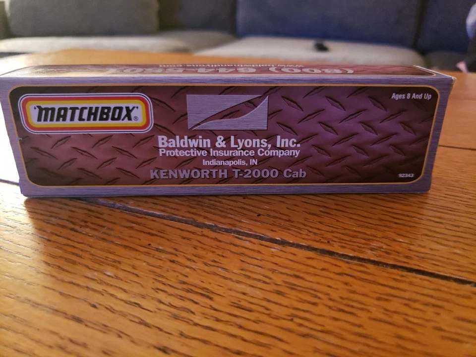 Matchbox Convoy Kenworth Convoy T-2000 Semi Truck Baldwin & Lyons Inc Rare New - Image 3 of 3