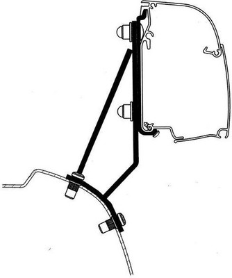 Thule 4200 Adapter für Ford Transit / Tourneo Custom V710