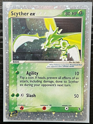 Scyther ex 102/109 Ruby and Sapphire Holo 80 HP