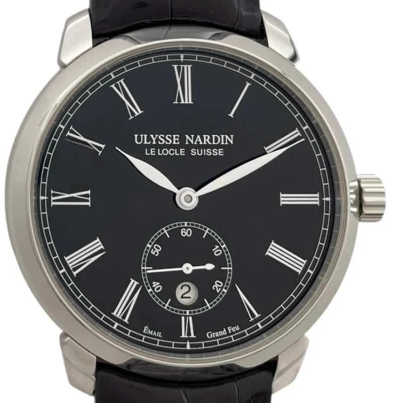 Ulysse Nardin — ULYSSE NARDIN 3203-136/E2 40mm SS Black Dial Automatic Watch 2024 #OKW1503