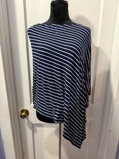 Motherhood Nursing Cover in Navy and White OS