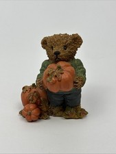 Pumpkin Teddy Bear Figure