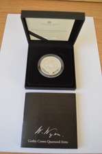 2021 Gothic Crown Silver Quartered Arms Royal Mint