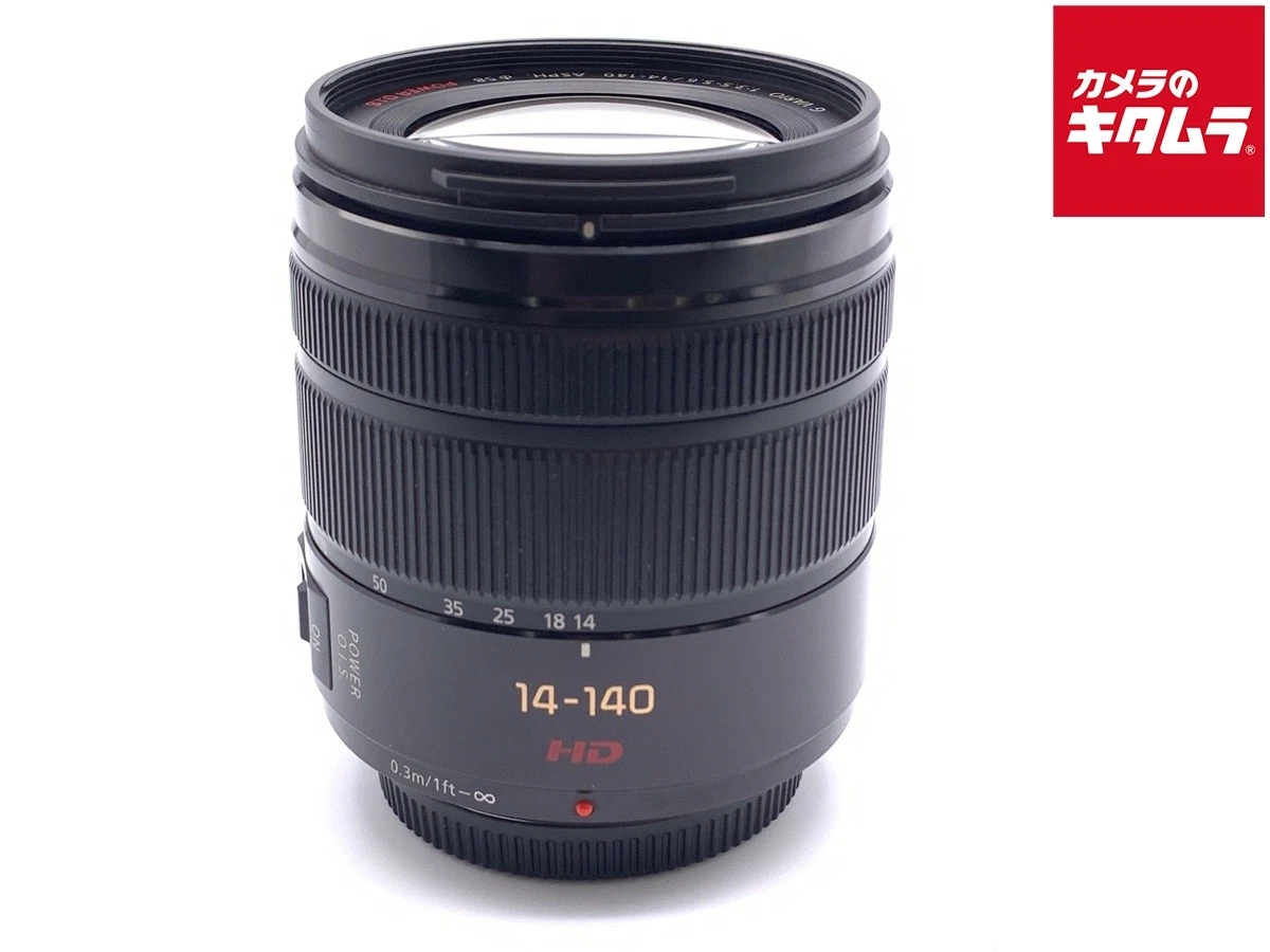 美品 LUMIX 14-140mm 3.5-5.6 H-FS14140-KA Panasonic Lumix G Vario 14-140mm f/3.5-5.6 II ASPH. H-FSA14140