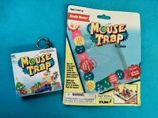 Vintage 1999 Basic Fun 🐀Mouse Trap Game Keychain🐀 Opened