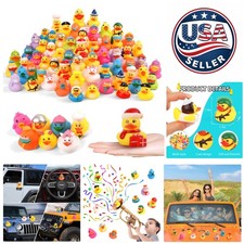 Fun 50-Pack Rubber Duck Collection - Perfect for Parties, Jeep Ducking More