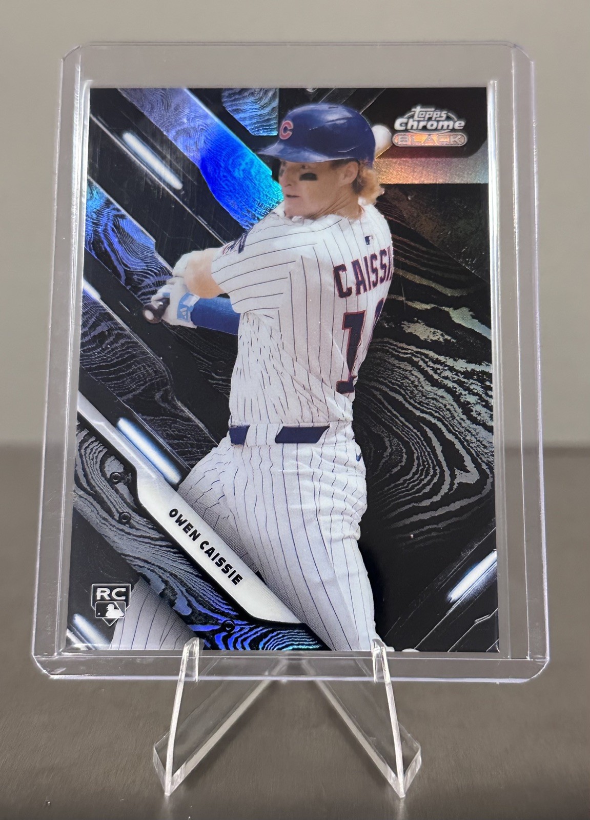2026 Topps Chrome Black - Owen Caissie RC Damascus SSP
