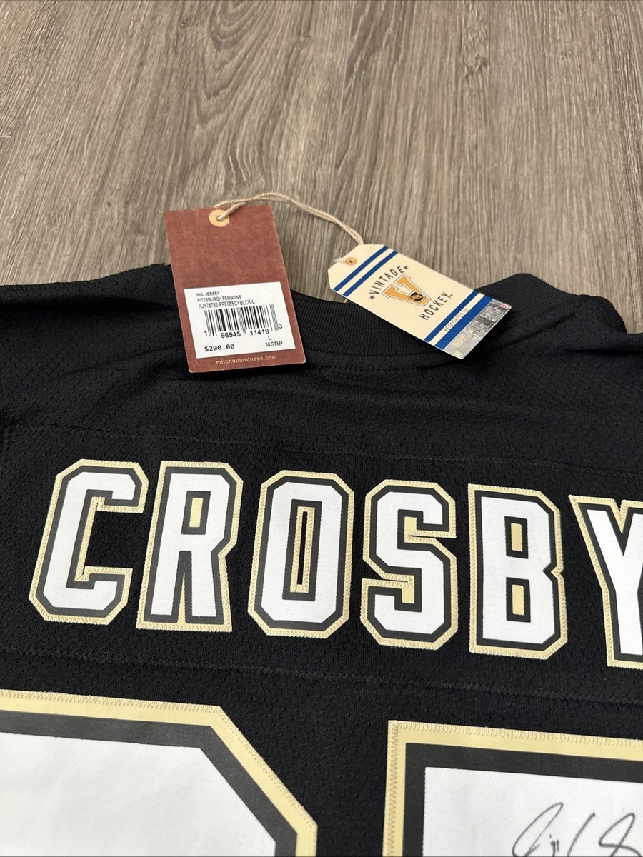 Sidney Crosby Signed Pittsburgh Penguins Mitchell & Ness Stanley