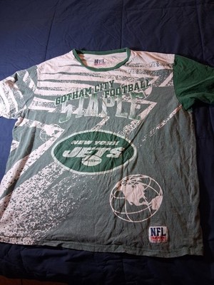 Staple NFL New York Jets Green Graphic T Shirt Mens Size XL AOP Retro