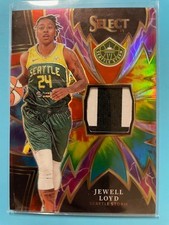 Jewell Loyd – 2024 Select WNBA Sparks memorabilia insert #7 Tie-Dye /25 (Storm)