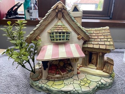 Pendelflosse Hase Obstladen Steingut Vintage Sammelfigur sehr guter Zustand