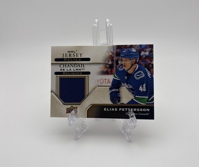 2019-20 UD Tim Horton s Collector s Series - NHL Jersey Relics Elias Pettersson 