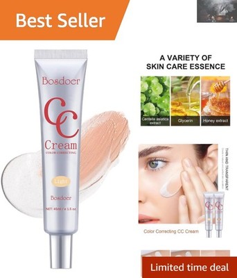 Hydrating Lightweight CC Cream - Perfect for All Skin Types, Light Color