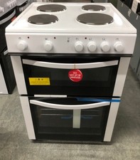 ESSENTIALS CFTE60W22 60 cm Electric Solid Plate Cooker - White/N1129