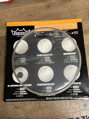 Remo Drumhead Ambassador Clear 12''