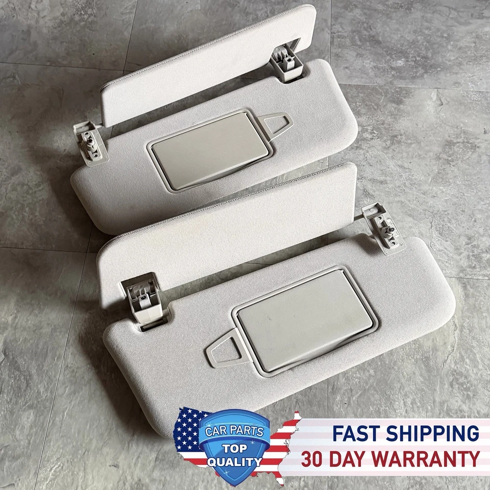 Juego de parasol 2003-2009 Mercedes E320 E350 E500 E550 E55 E63 AMG gris claro OEM Foto 2 de 4