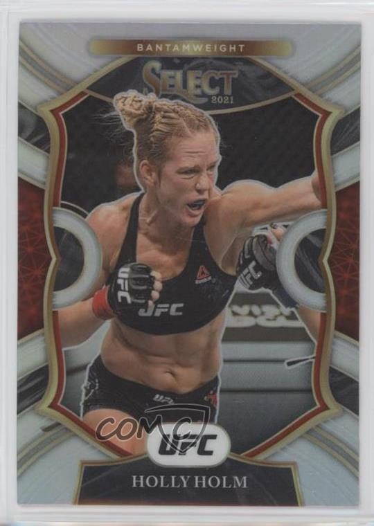 2021 Panini Select UFC Concourse Silver Prizm Holly Holm #54 09wc