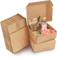 20Er Pack Karton Geschenkbox Mit Deckel - 12X12X5Cm Geschenk Box Gift Box Gesche