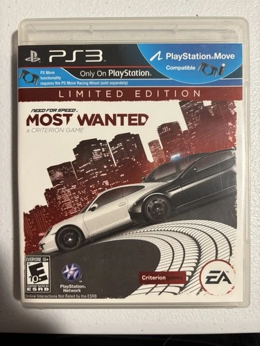Need for Speed: Most Wanted -- Limited Edition (Sony PlayStation 3, 2012)