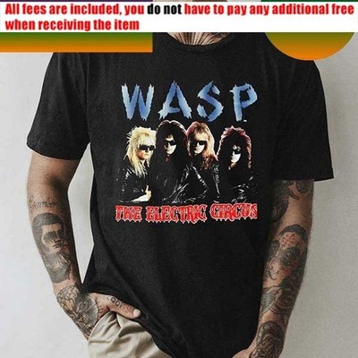 W.A.S.P - Inside The Electric Circus Vintage Men's T-Shirt Cotton Heavy VP149