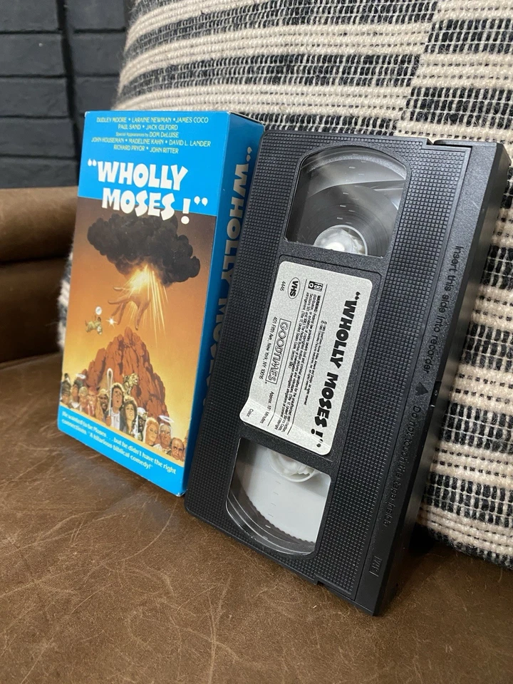 Wholly Moses VHS Tape Rare GoodTimes Video 1980, 1989 Richard Pryor Movie Comedy - Image 3 of 4