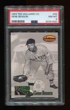 GENE BENSON - 1993 TED WILLIAMS COMPANY #99 - PSA 8 NM-MT - NEGRO LEAGUES