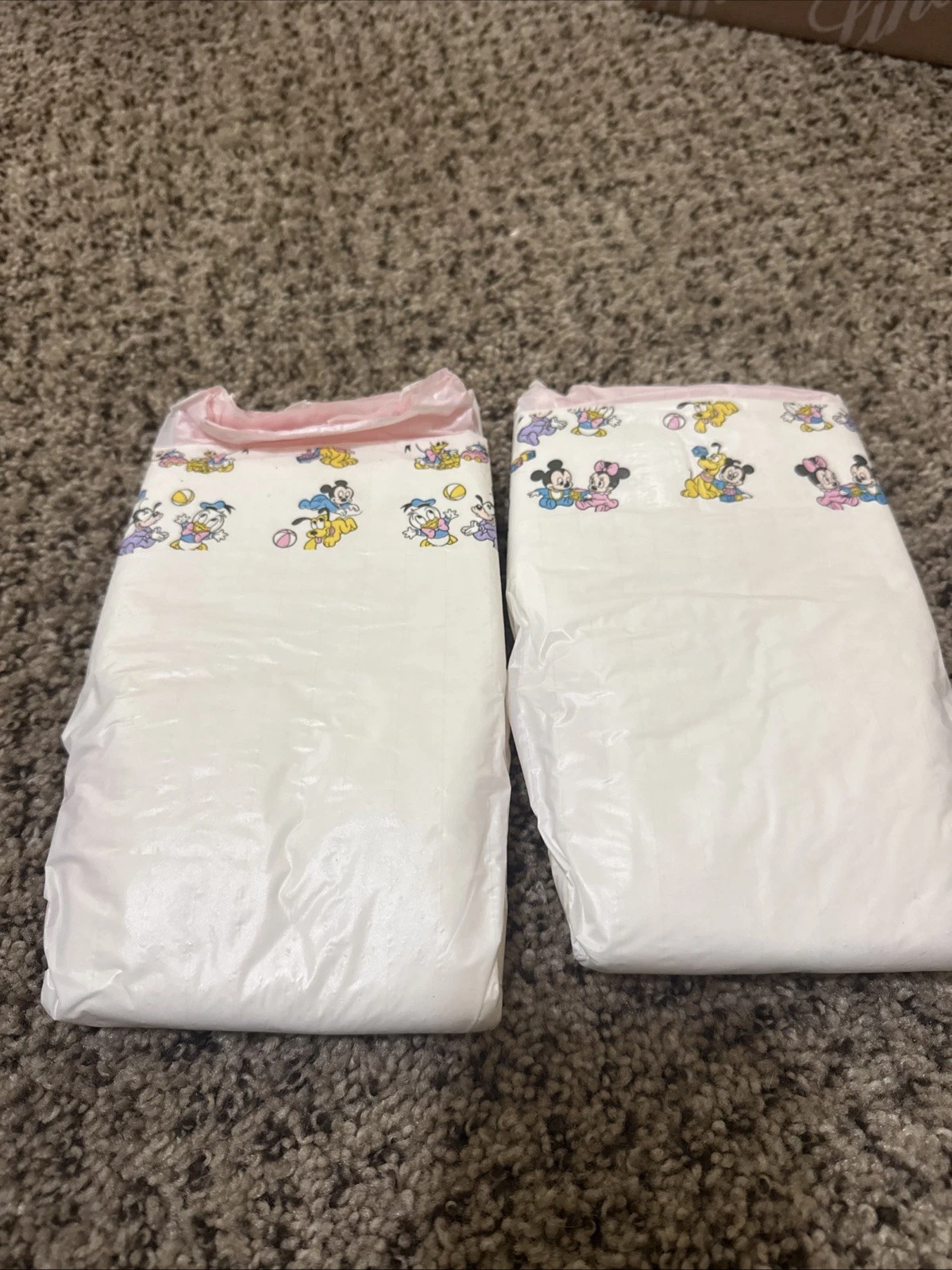 Vintage 1985 Disney Pampers 2 Pack Minnie Mouse Ultra Rare And Hard To Find