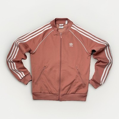 adidas Originals Damen Track Jacket Aprikose D36 S Trefoil Zip Jacke
