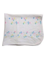 Vintage Baby Morgan Receiving Blanket Pastel Balloons 100 Cotton USA