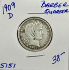 1909-D Barber Quarter, Choice Fine++