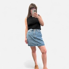 Vintage Y2K Levi s 511 denim mini skirt USA made