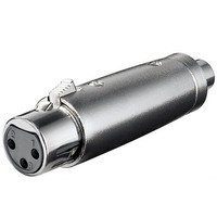 Audio Adapter Xlr Adapter Cinch Buchse Auf Xlr Buchse