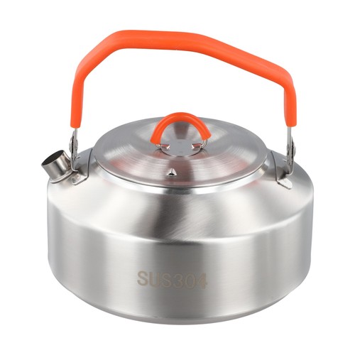 Camping Teapot Insulated Handle Kettle Outdoor Exploration 0.9L Capacity - Picture 21 of 28