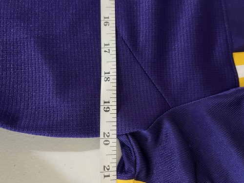 Camiseta deportiva Nike Team LSU Tigers púrpura para damas grande 12/14 de fútbol usada en excelente estado Death Valley - Imagen 6 de 8