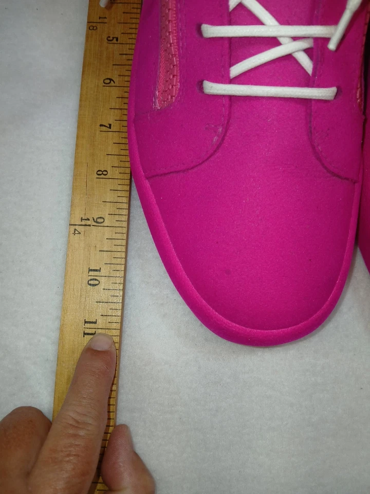 Giusppe Zanotti Pink Hightops Sz 11 Italy Designer UNISEX Has Wear See Pics  - Image 4 of 4