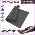 Foldable Yoga Mat EVA Eco-Friendly Travel Exercise Pilates Fitness 3/4/6mm