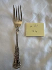 Antique Gorham Buttercup Sterling Silver No Monogram 6-3/4'' Salad Fork