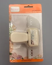 Dress My Craft CIRCLE CHAIN BORDER PUNCH #DMCT4724 W/Bonus Sequin Embellishments
