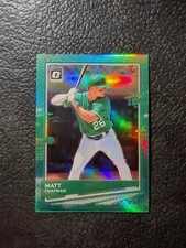 Matt Chapman 2020 DONRUSS OPTIC GREEN DRAGON PRIZM #78/84 ATHLETICS Blue Jays 